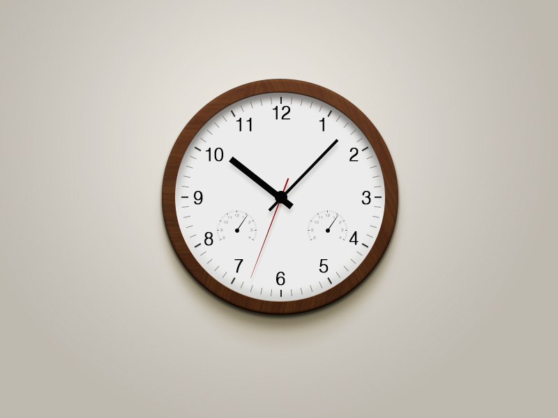 clock by Jun on Dribbble