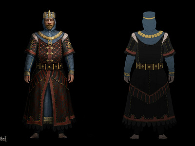 Timur Kvasov Kings 1 character character art character design concept art costume costume design fantasy game art king medieval outfit