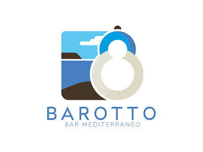 Barotto, mediterranean bar bar brand branding greek logo mediterranean santorini