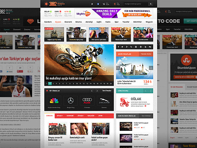 3002 download flat free news portal psd template wordpress