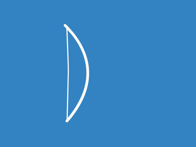 Archery Doodle motion graphics loop animation lines vector gif doodle mograph