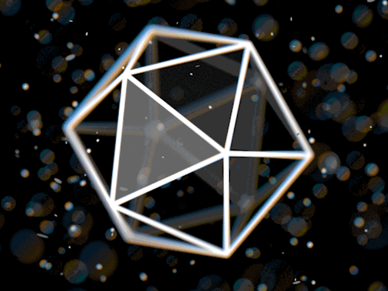 Spinny Crystal 3d animation c4d cinema4d doodle gif lines loop maxon mograph motion graphics vector