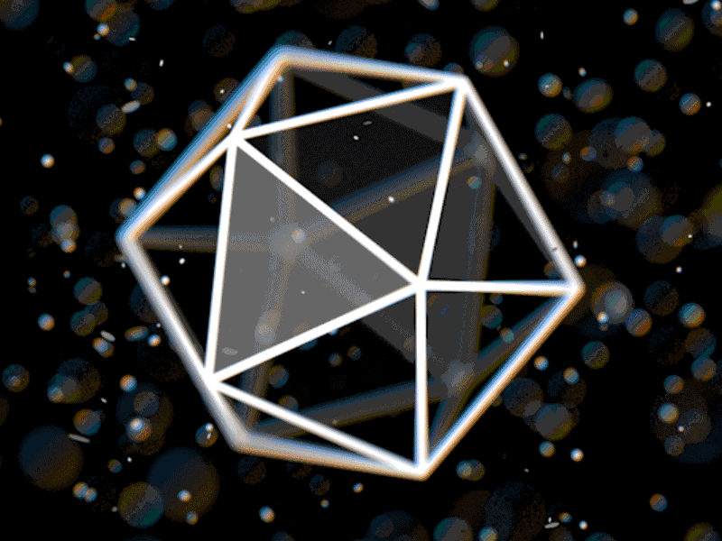 Spinny Crystal cinema4d maxon 3d c4d mograph doodle gif vector lines animation loop motion graphics