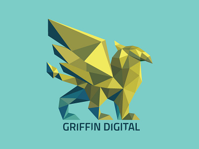Griffin Digital am design studio andreea marciuc branding code griffin griffin digital logo web development agency