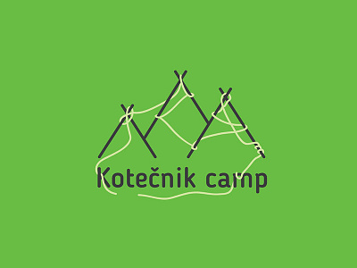 Kotecnik Camp am design studio andreea marciuc branding climbing graphic design kotecnik kotecnik camp logo slovenia