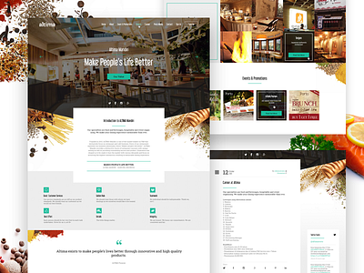 Restaurant Company Profile company profile restaurant ui user experience user interface ux website