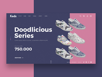 Shoes Shop Landing Page landing page ui user experience user interface ux website