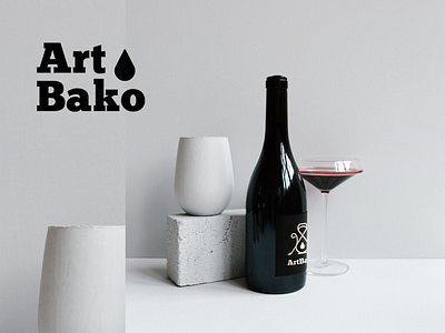 ArtBako bogota bottle brand branding colombia drink logo logotype minimal vino wine