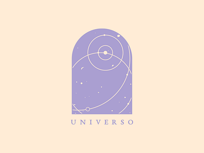Universo brand branding galaxy logo portal space stars universe universo