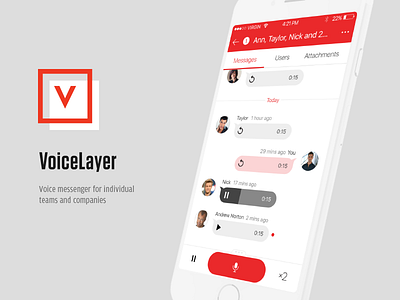 VoiceLayer UI iosdesign