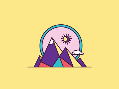 Bohemian Dates - Mountain Icon