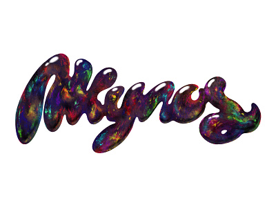 Akyros Black Opal Logotype