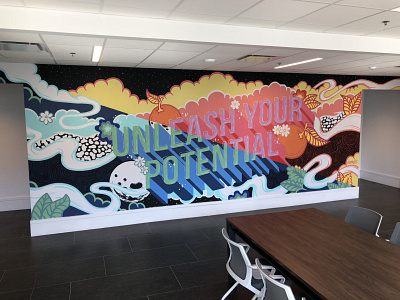 Unleash Your Potential Mural for UCF Downtown