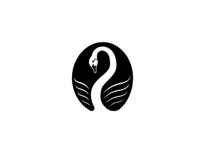 Follow The Swan Logo branding coffee design icon logo marketing campaign swan vector