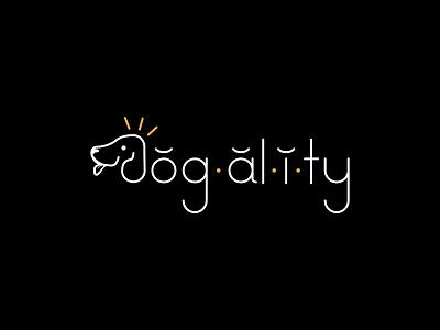 Logotype for Dogality brand branding canine design dog dog icon dog illustration freelance design icon logo typography vector