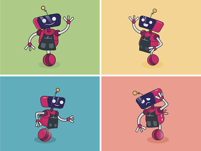Vinnie 2 - Character Design character character design illustration robot robots