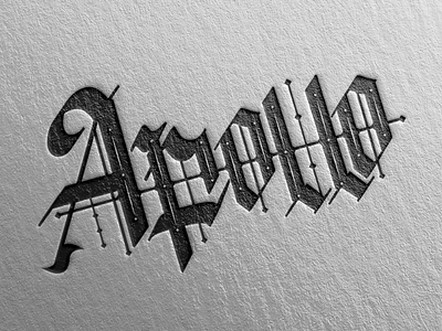 Apollo Lettering apollo design lettering remix4d signature