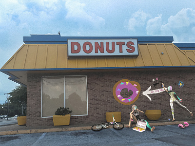 Dallas Donuts after 3d 3dart art color design future graphic graphic design motion motion graphics nature