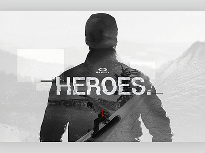 Oakley Made by Heroes art direction design experience experiments interactive interface sports