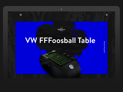 FFFostaball Table art direction design experience experiments interactive interface sports