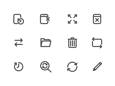 Small collection of icons design icon iconography icons ui visual