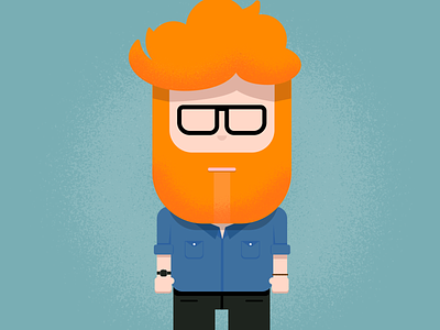 Hipster Character Design