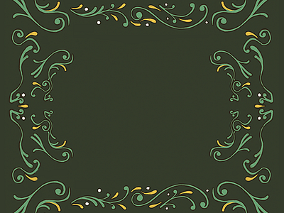 Art Nouveau Frame arabesque art nouveau packaging design