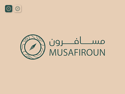 MUSAFIROUN - Logo Design brand compass creative creative design design illustration illustrator logo musafiroun topography travel traveling