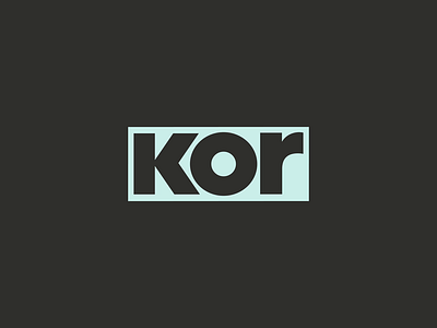 KOR Water Logo Animation 2d 2d animation after effects animated type animation black blue brand animation branding core design graphic design green intro logo logo reveal motion graphics outro simple video