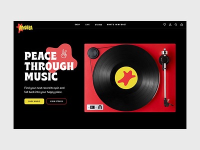 Amoeba Music UX/UI Redesign amoeba animation beatles branding drips ecommerce graphic design logo losangeles motion motion graphics music paint record store typography ui ux web