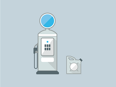 Gas Station brand duotone gas gas station icon illustration simple