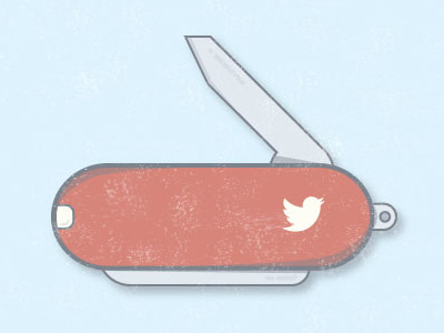 Twitter knife alan dangerfield pocketknife social media twitter