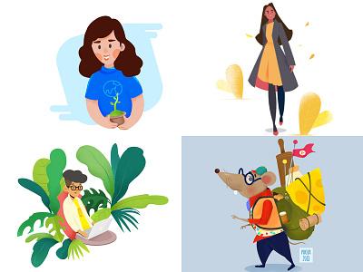 2018 cartoon character character characterdesign cute design doodle dribble2018 dribbleshot flat design flat illustrations illustration