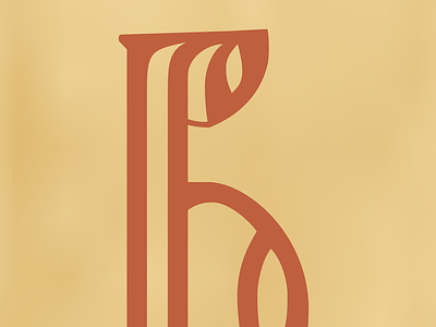 Cyrillic letter VE (Dobreyshovo Gospels, 13th century) cyrillic design font typography vector
