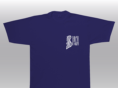 T-Shirt mockup Faith and Love cyrillic design font typography