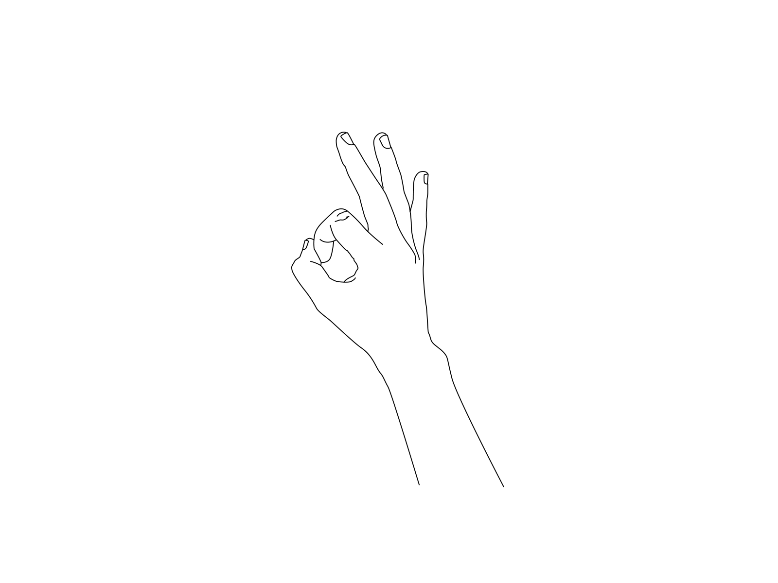 Yeah ok animation black and while classy fine line finger fuck off gif hand illustration line line drawing middle finger ok rotate yes
