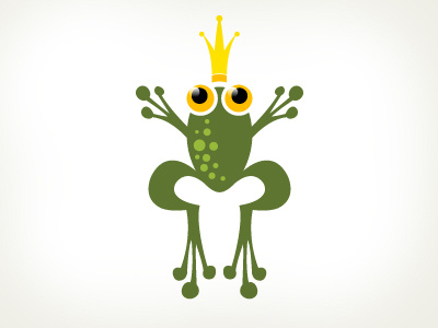Frog Prince fables fairy tale frog frog prince logo