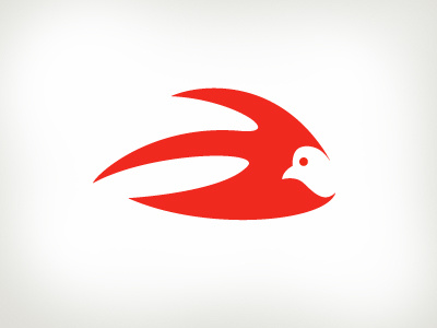 Red Dove dove foundation logo red