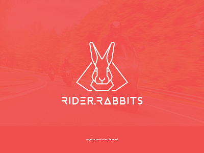 Rider Rabbits Logo adobe illustrator adobe photoshop design illustration logo rabbit rider youtube