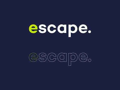 escape destinations logo design adobe illustrator adobe photoshop escape logo logodesign vector