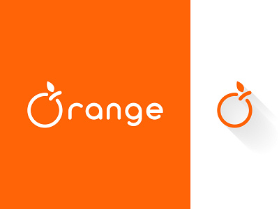 Orange adobe illustrator branding dribbble logo orange photoshop simple vector