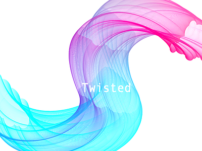 Twisted circle design graphic illustration inspiration random s twisted wave