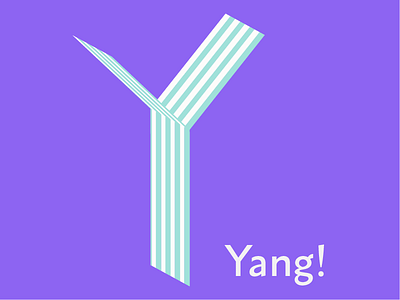 Y letter design graphic illustration letter logo vector y yang