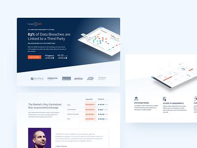 Industry Competitor Campaign | Landing Page cro design graphic landing page layout saas software ui ux web