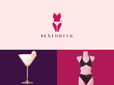 sexi drink brand branding clean color combination concept creative logo design drink forsale graphicdesigns icon identity illustration inspiration logo logodesign negative space sexi vector