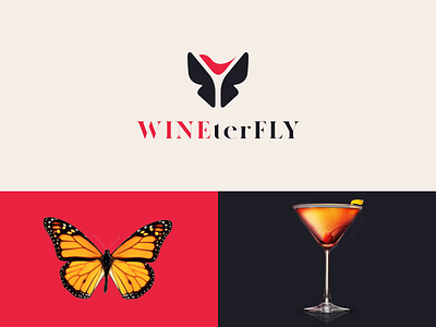 WineterFly animation brand branding butterfly combination company design dualmining logo graphic design graphicdesigns icon illustration logo logodesign modern simple ui ux vector wine