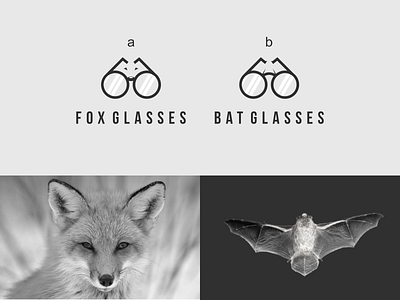 Fox and Bat Glasses