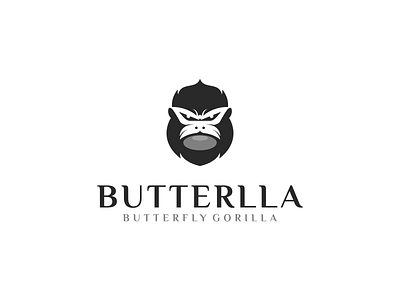 Butterlla 3d animation brand branding butterfly combination logo design gorilla graphic design graphicdesigns icon illustration logo logodesign modern logo motion graphics negative space simple logo ui vector