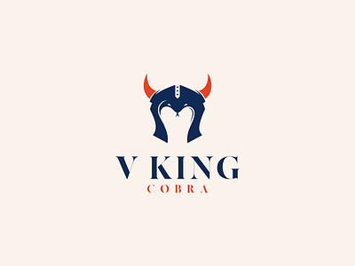 V king Cobra animal brand branding cobra design dual meaning graphic design graphicdesigns illustration king logo logodesign modern motion graphics negative space symbol ui ux vector viking