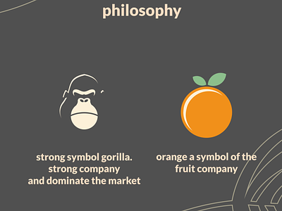 philosophy gorrilla orange